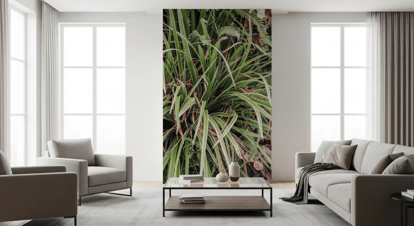 Muted Garden Layers Wall Mural