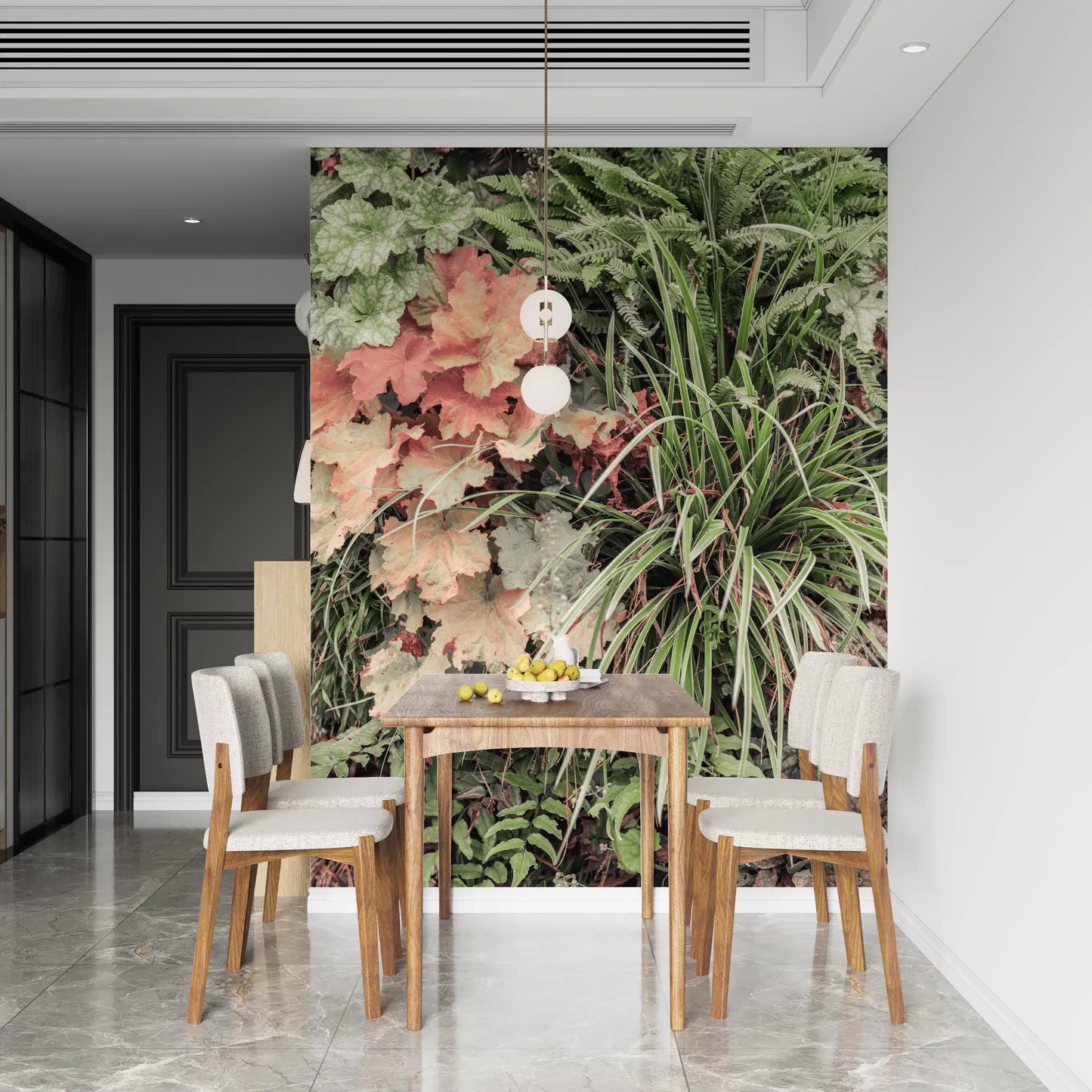 Muted Garden Layers Wall Mural