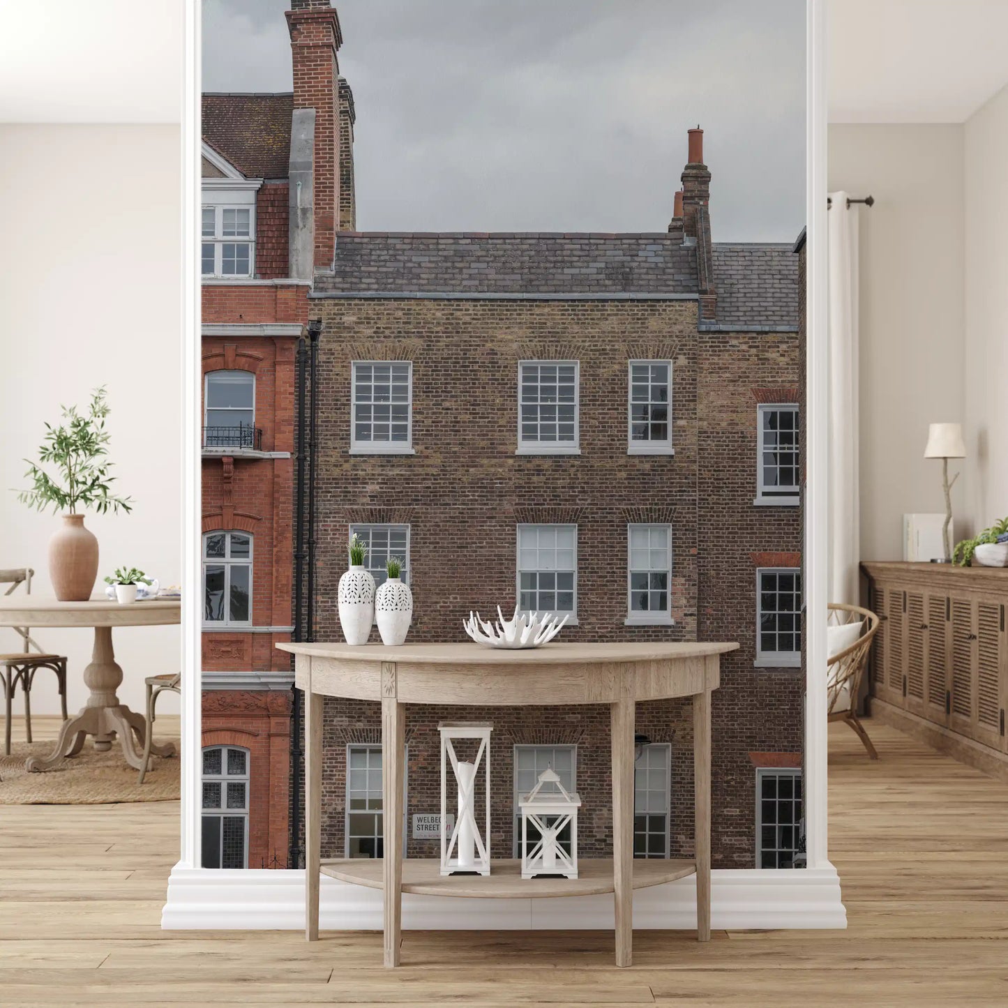 London Facades: Welbeck Street Charm Wall Mural