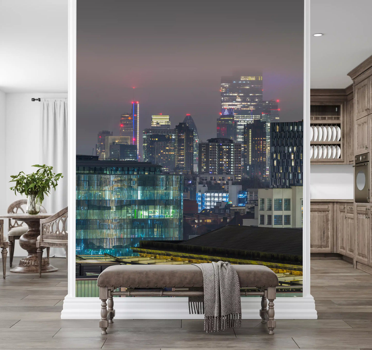 Metropolitan Haze Wall Mural