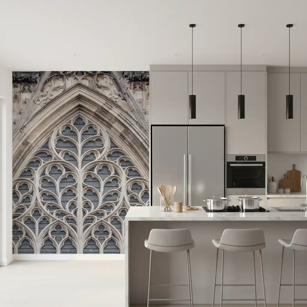 Gothic Grandeur Window Wall Mural