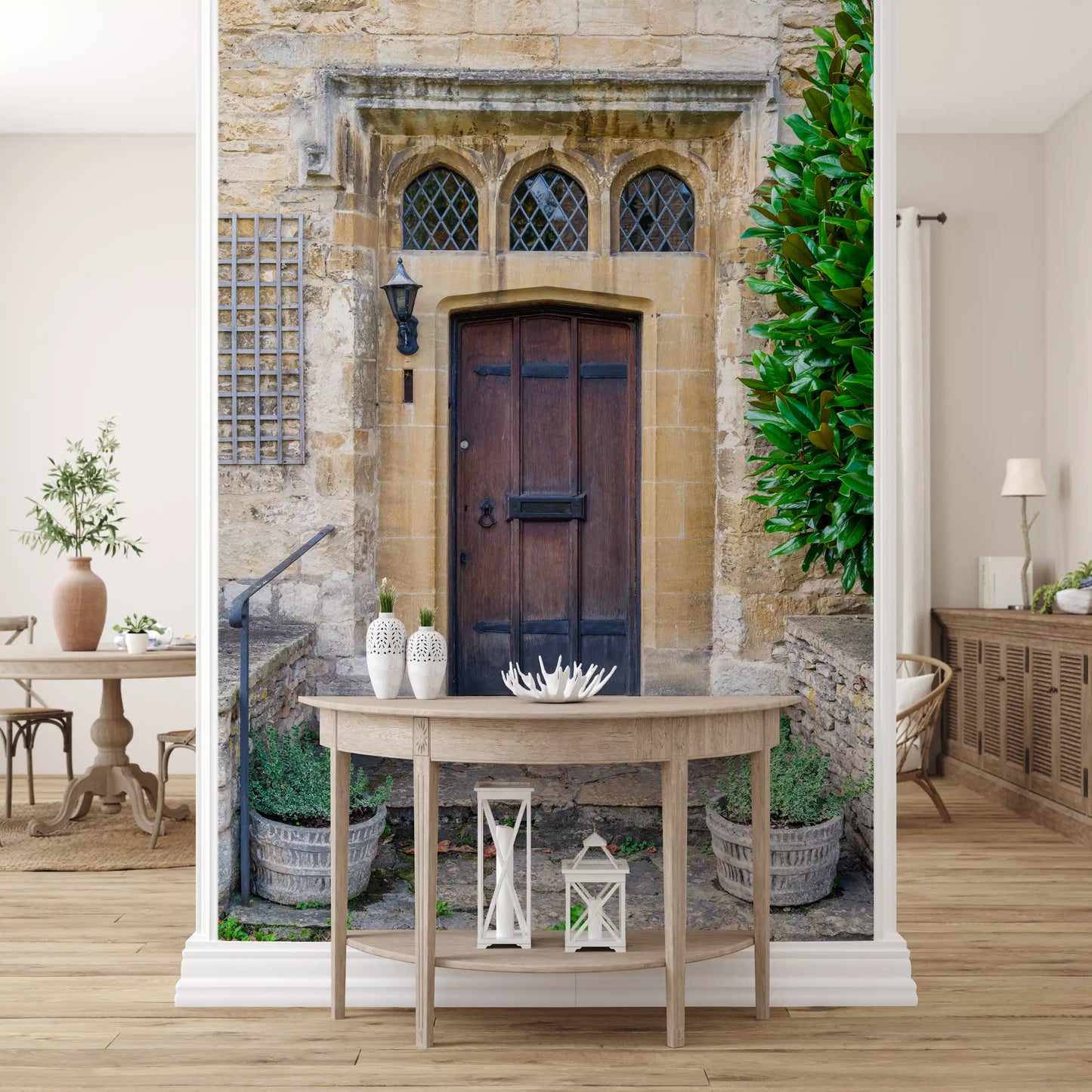 Timeless Stone Archway Wall Mural