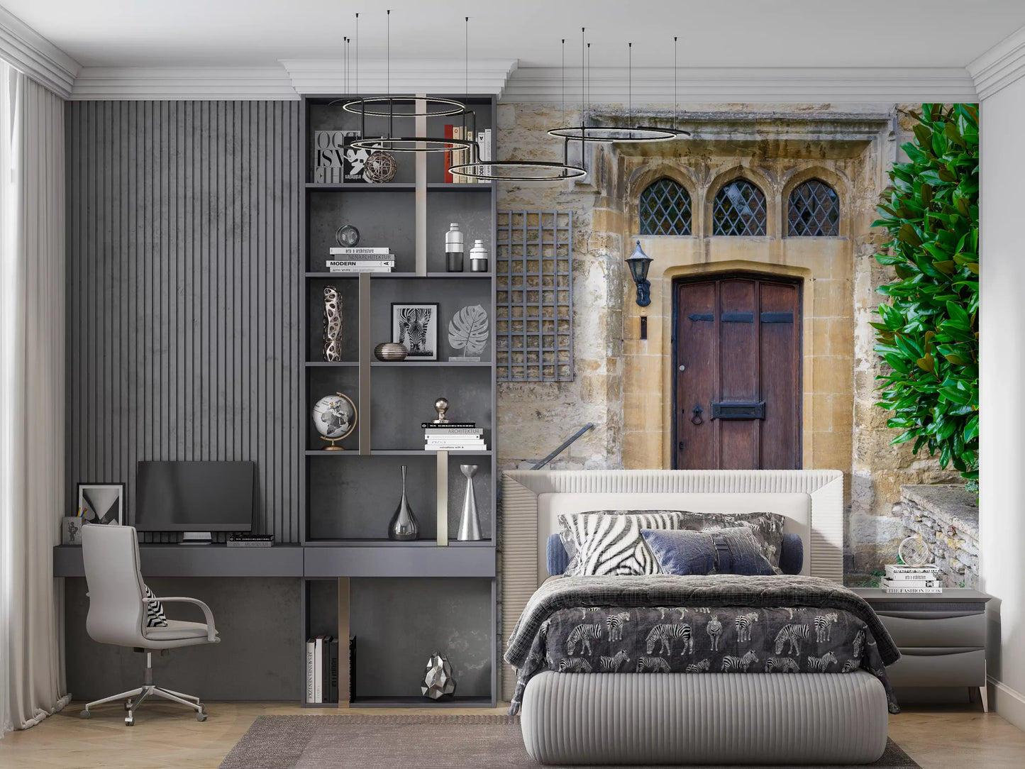 Timeless Stone Archway Wall Mural
