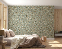 Sage and Sand Watercolor Polka Dots Wallpaper Wallpaper⁠