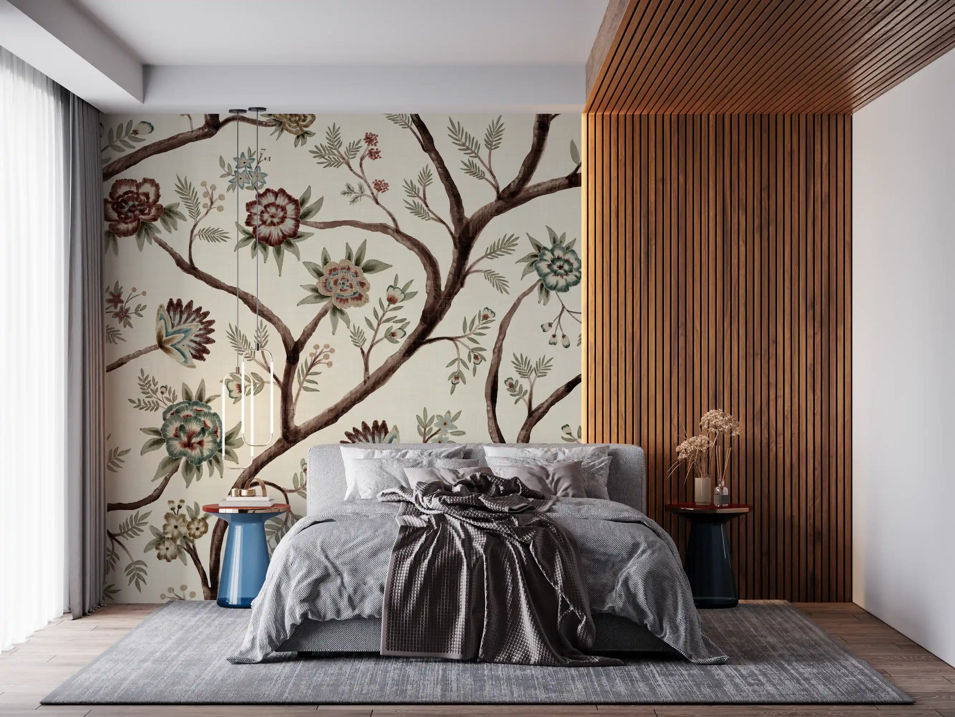 Never Ending Tree Chintz Revival Bright Wall Mural