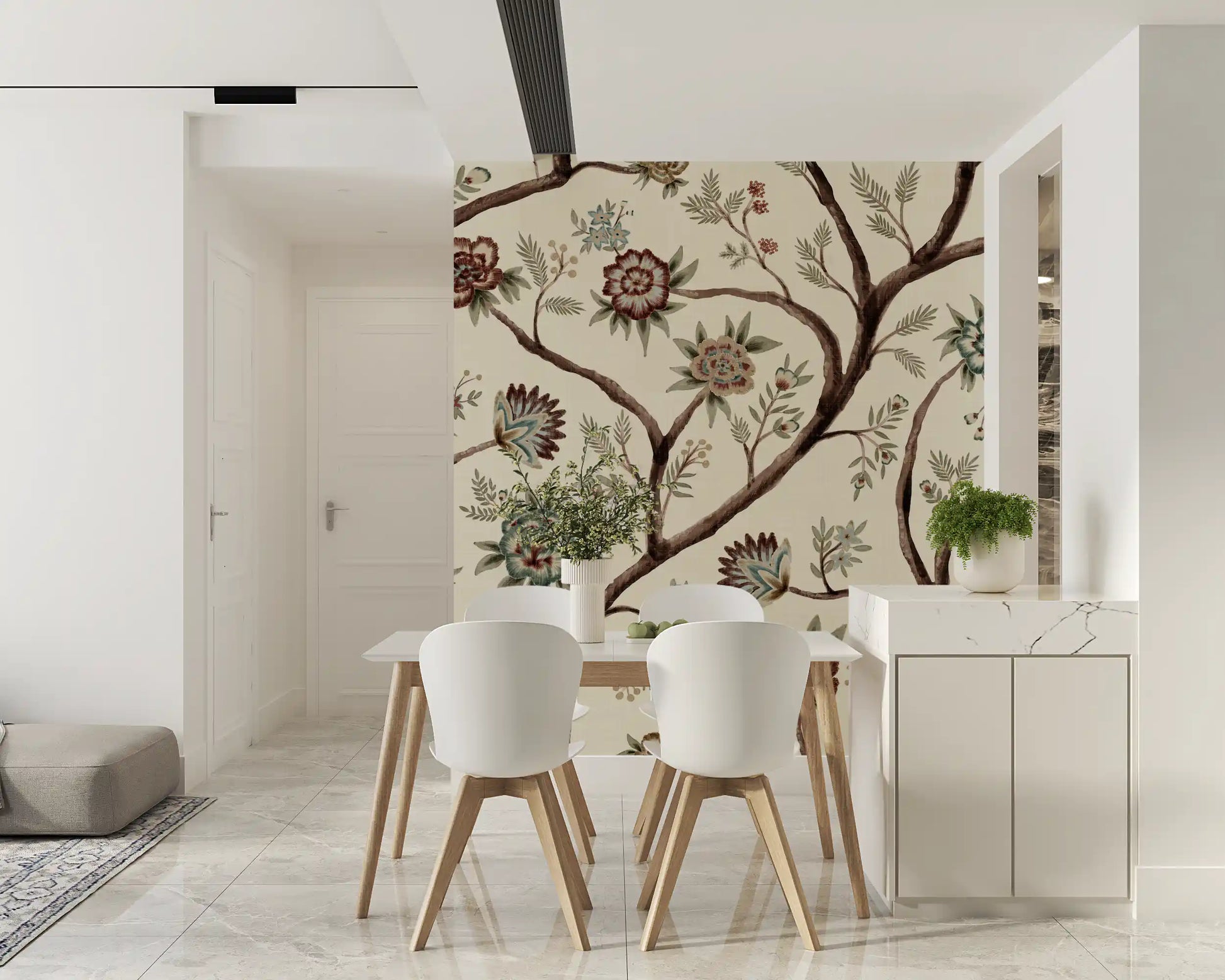 Never Ending Tree Chintz Revival Bright Wall Mural