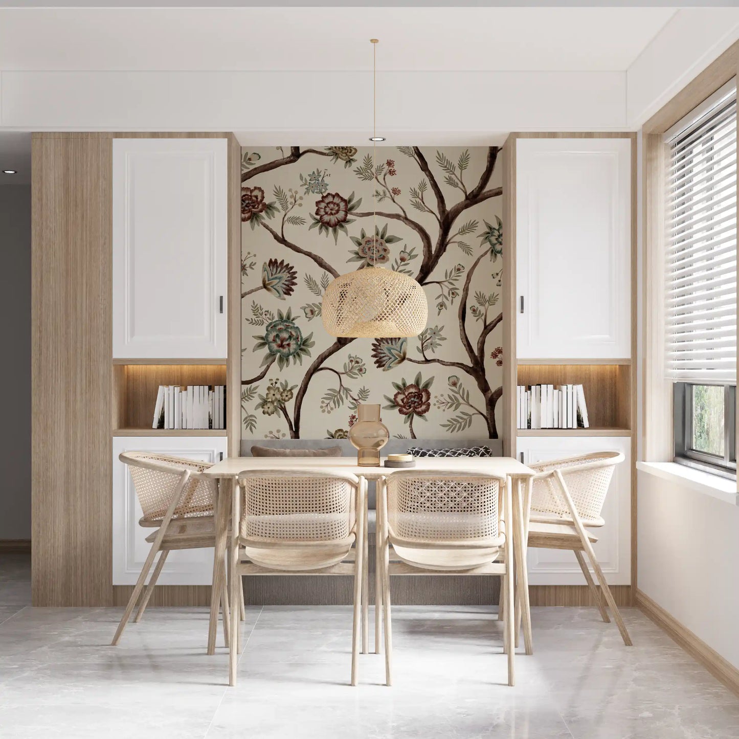 Never Ending Tree Chintz Revival Bright Wall Mural