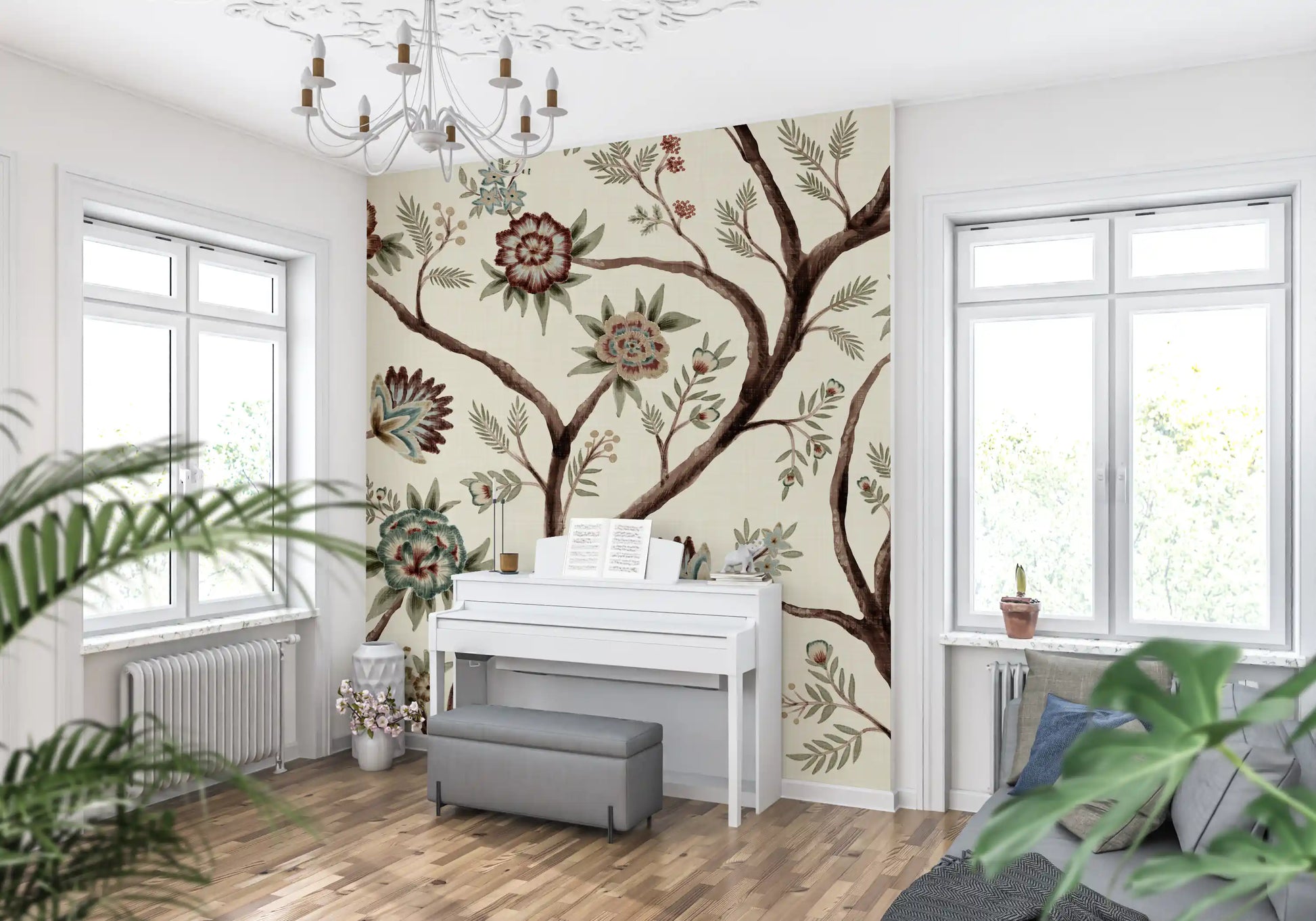 Never Ending Tree Chintz Revival Bright Wall Mural