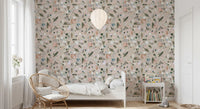 Neutral Beige Gray Watercolor Geometric Wallpaper⁠