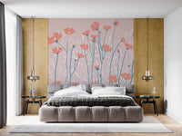 Whispering Wildflowers Botanical Wallpaper Wall Mural