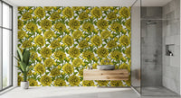 Golden Peony Blossom Wallpaper Wallpaper⁠