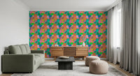 Retro Terrazzo Pop Abstract Wallpaper