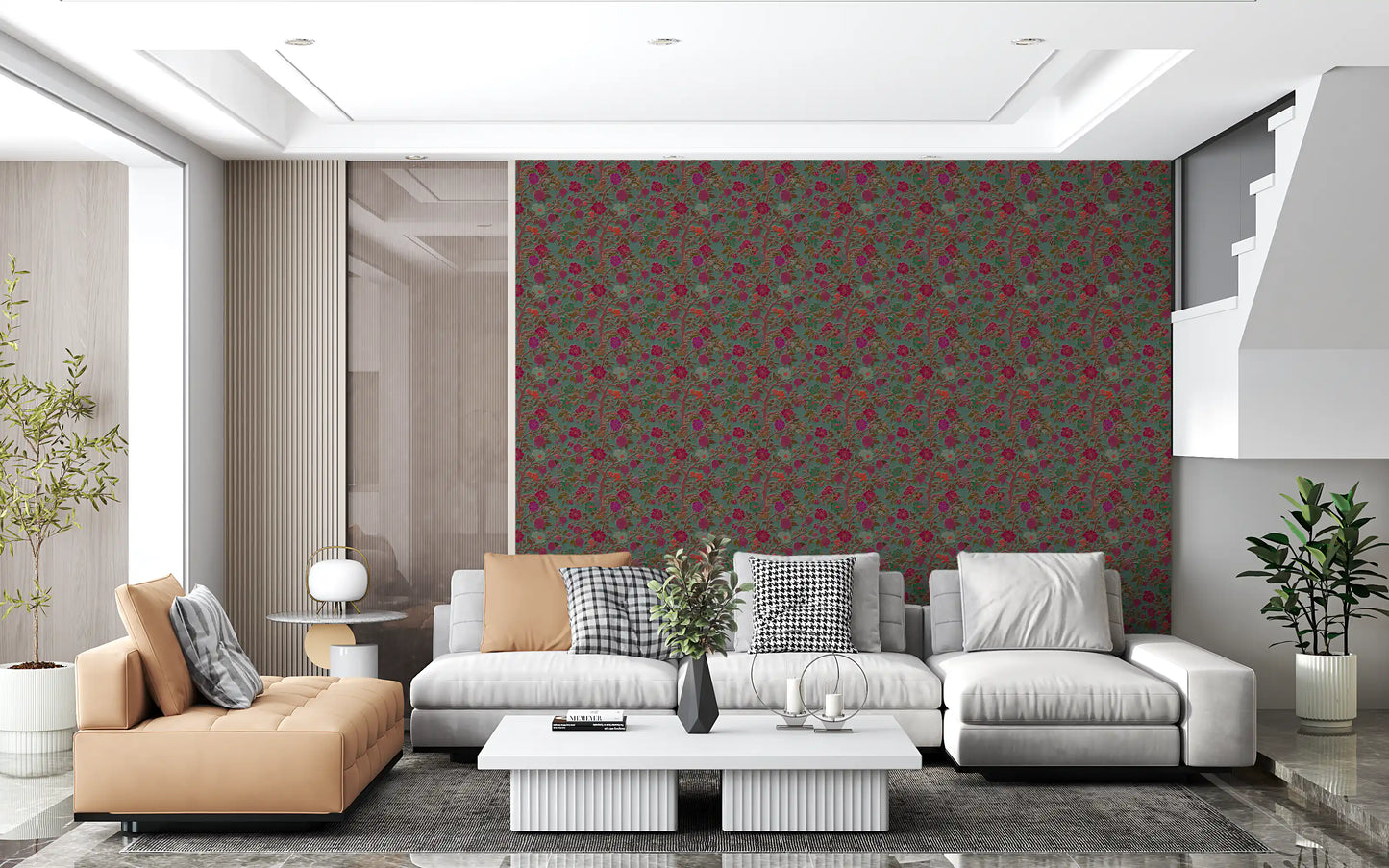 Midnight Garden Tree of Life Wall Decor Wallpaper⁠