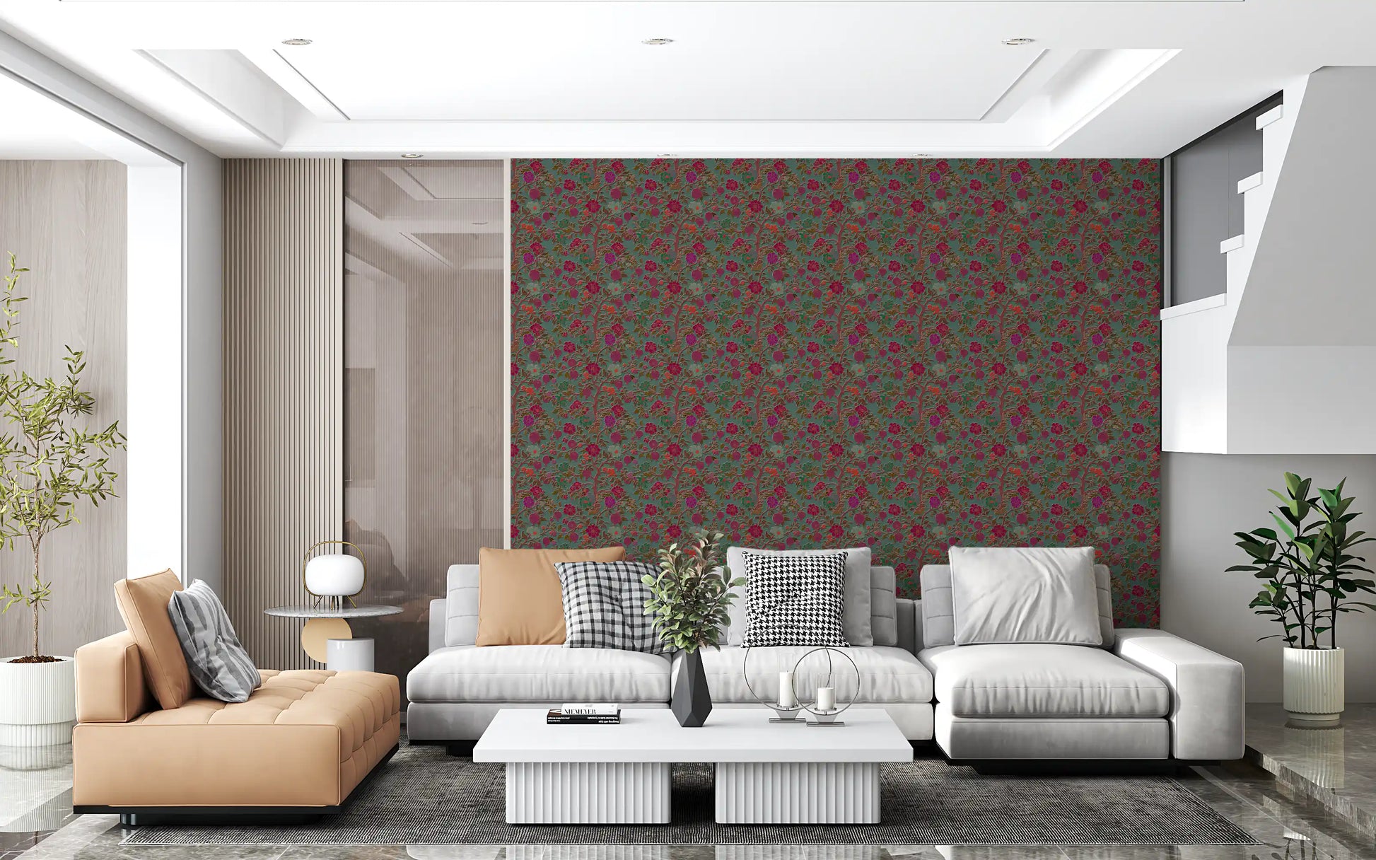 Midnight Garden Tree of Life Wall Decor Wallpaper⁠