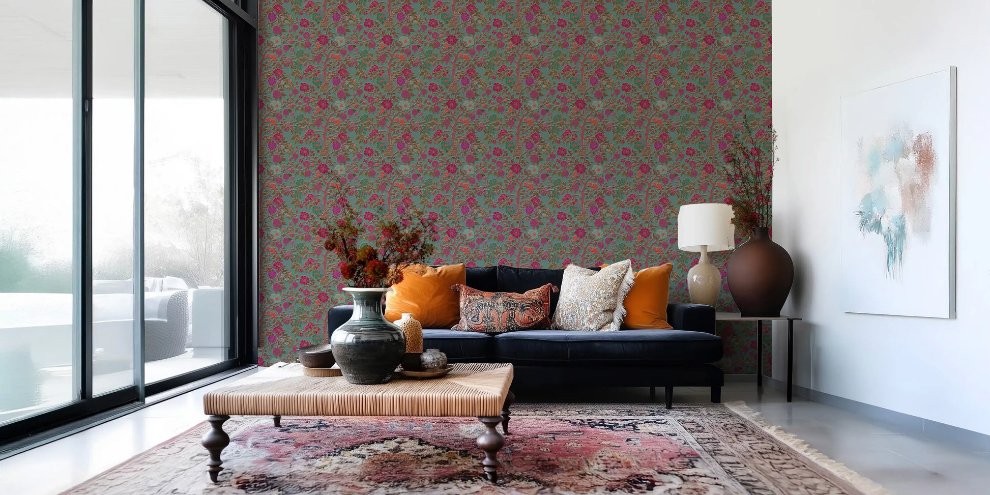 Midnight Garden Tree of Life Wall Decor Wallpaper⁠