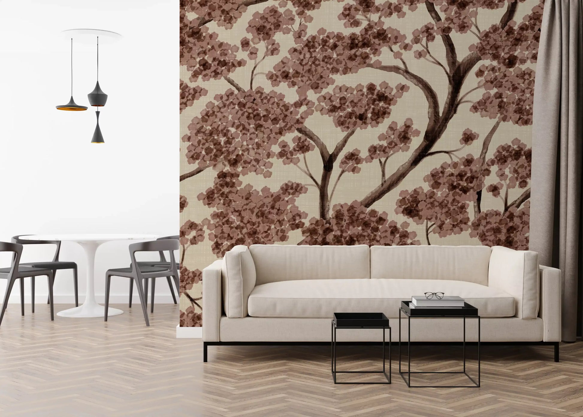 Never Ending Trailing Tree - Fall Wall Mural