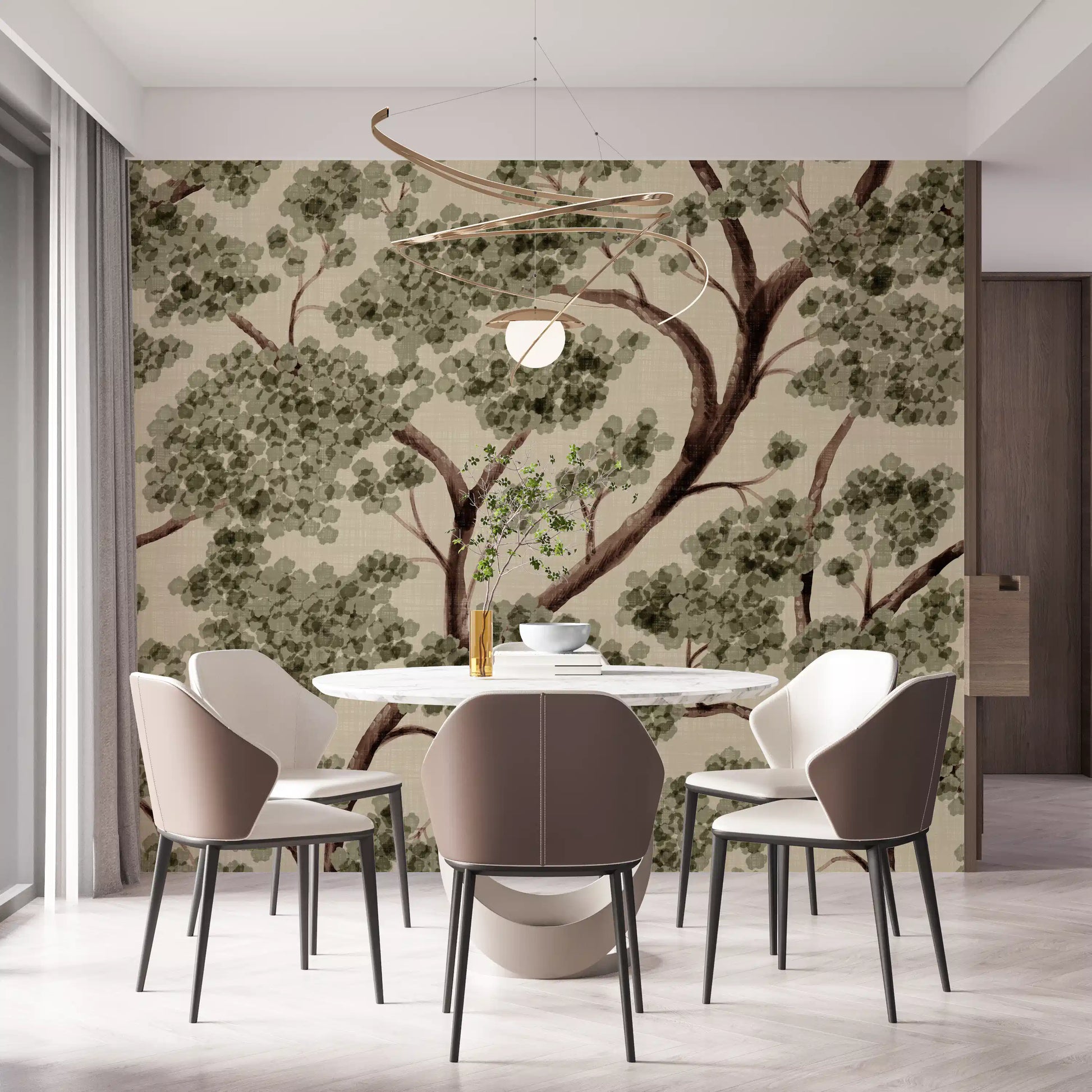 Never Ending Trailing Tree - Summer Wall Mural