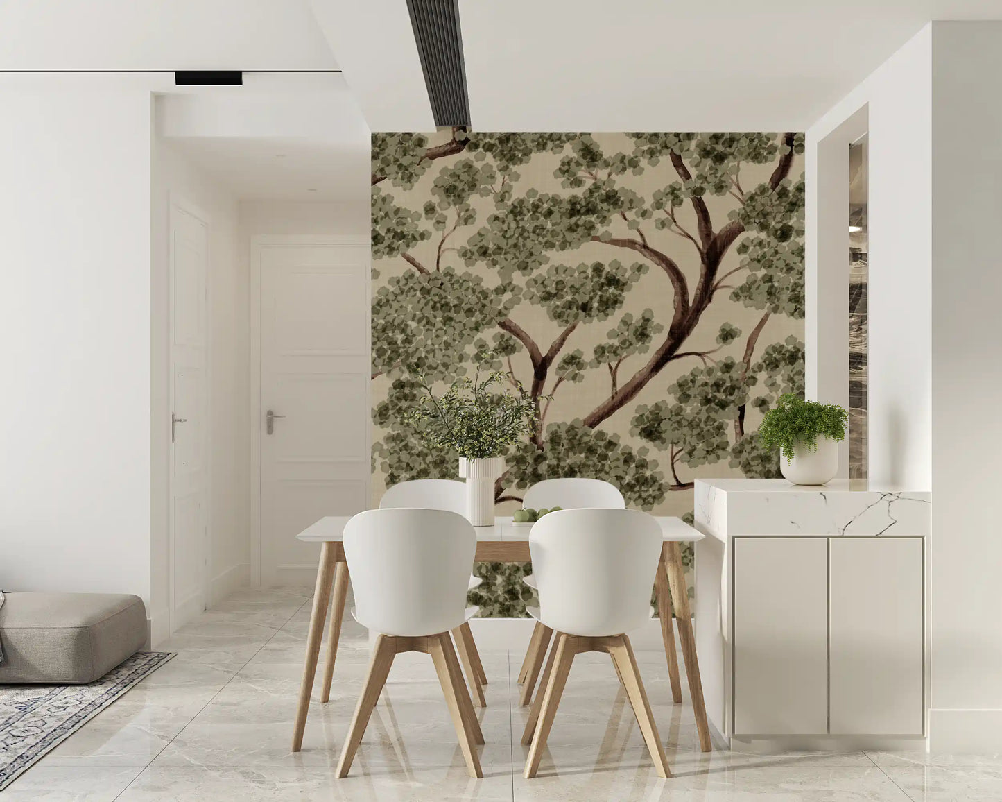 Never Ending Trailing Tree - Summer Wall Mural