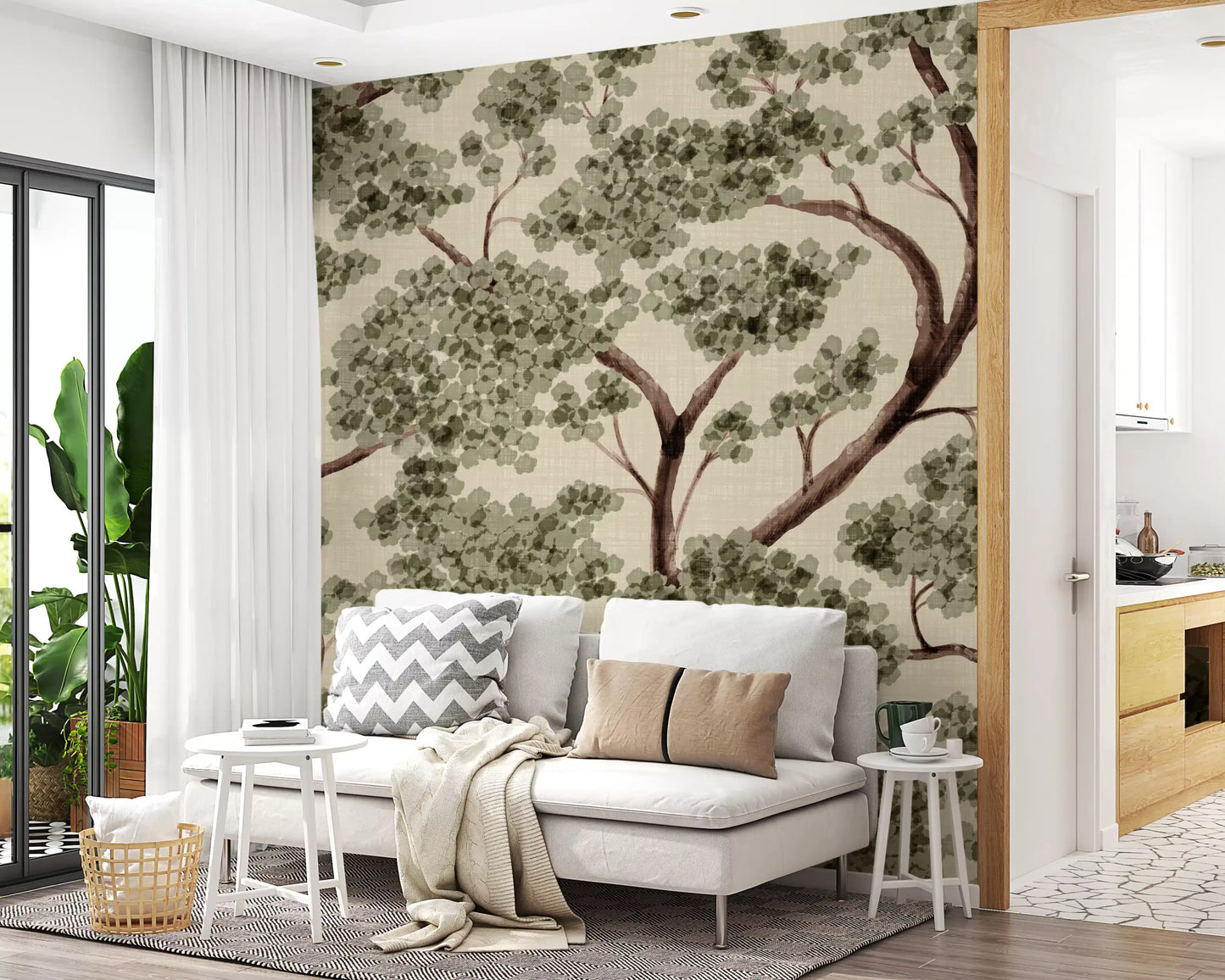 Never Ending Trailing Tree - Summer Wall Mural