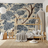 Never Ending Trailing Tree - Winter Wall Mural
