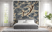 Never Ending Trailing Tree - Winter Wall Mural