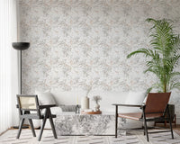 Whispering Pastel Botanicals Wallpaper Wallpaper⁠