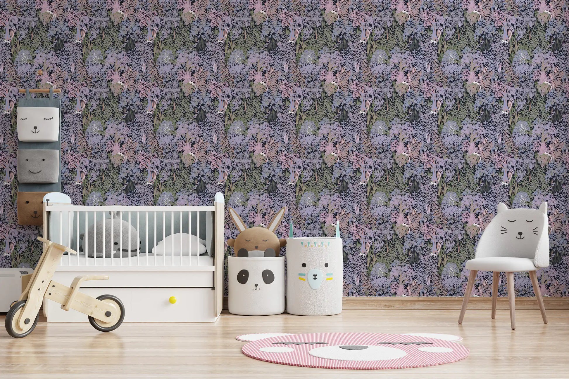 Secret Woodland Meadow Wall Decor Wallpaper⁠
