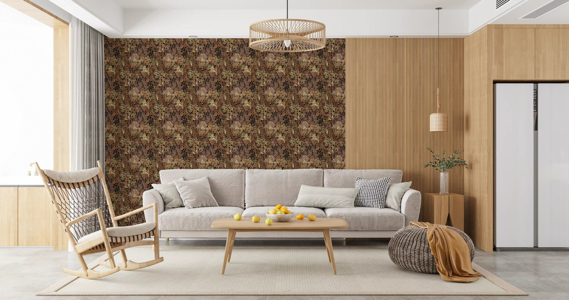 Rustic Thick Jungle Canopy Wallpaper⁠