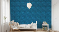 Midnight Blue Enchanted Forest Wallpaper⁠
