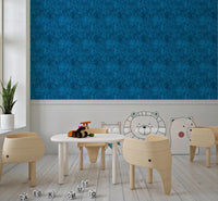 Midnight Blue Enchanted Forest Wallpaper⁠