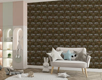 Enchanted Forest Lynx Tapestry Wallpaper Wallpaper⁠