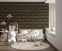 Enchanted Forest Lynx Tapestry Wallpaper Wallpaper⁠