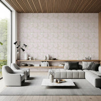 Serene Blush Blossom Floral Wallpaper Wallpaper⁠