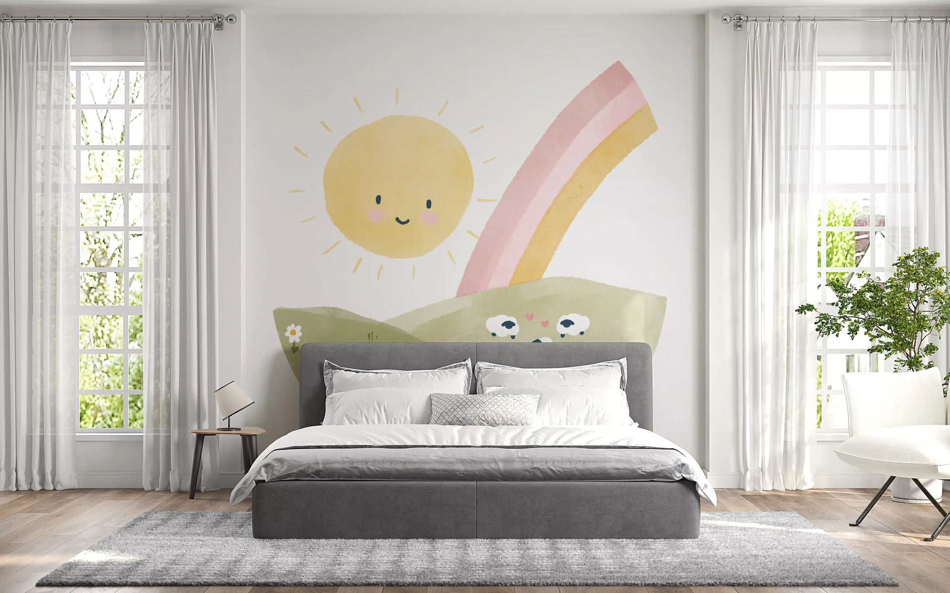 Welcome to the Flock Wall Mural