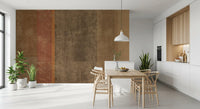 Rustic Earth Tones Color Block Wallpaper Wall Mural