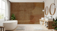 Earthy Terracotta Abstract Layered Wall Mural Wall Mural