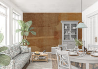 Earthy Terracotta Abstract Layered Wall Mural Wall Mural