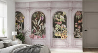 Vintage Architectural Botanical Arches Wall Mural