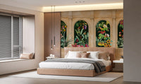 Classical Archways Exotic Botanical Wall Mural Wall Mural