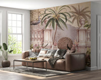 Royal Peacock Garden Mural Wallpaper Wall Mural