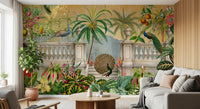 Vintage Imperial Golden Garden  Wall Mural
