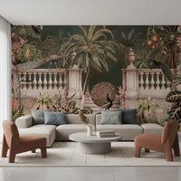 Majestic Peacock Regency Garden Wall Mural Wall Mural