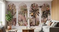 Mughal Colonnade Safari Jungle Wallpaper Wall Mural