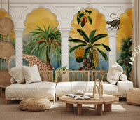 Imperial Arches Tropical Safari Wall Mural Wall Mural