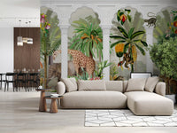 Imperial Archway Tropical Safari Mural Wall Mural