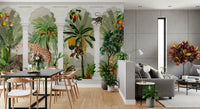 Imperial Archway Tropical Safari Mural Wall Mural