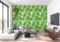 Tropical leaves Wallpaper⁠