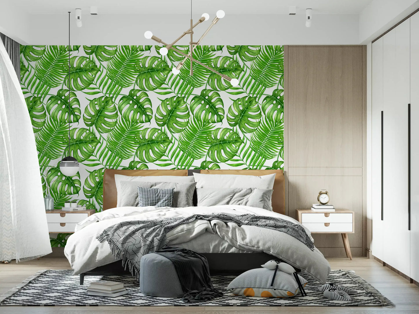 Tropical leaves Wallpaper⁠