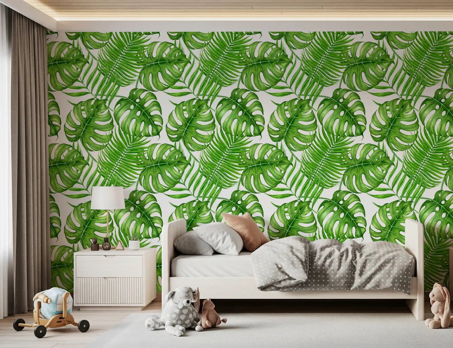Tropical leaves Wallpaper⁠