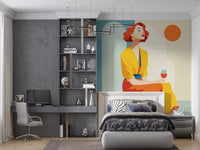 Chic Art Deco Moment Wall Mural